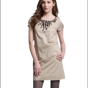 J. Crew Onyx Chandelier Necklace Chino Casual Dress 6